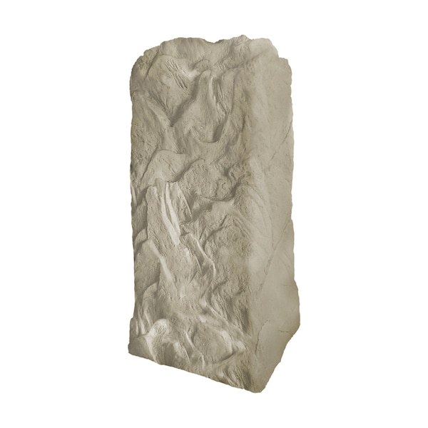 Emsco Group Landscape Rock, Natural Sandstone Appearance, Tall Monolith Utility Cover, Lightweight 2235-1 - main